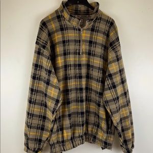 Check Out Woman Plaid Pullover Jacket Size XXL